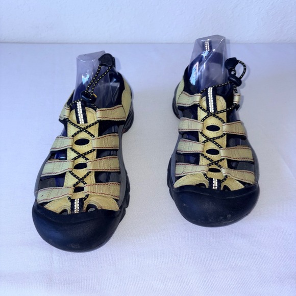KEEN Newport H2 Mens 6 Womens 8 Hiking Sandals beige black Waterproof Sport Shoe - Picture 11 of 12